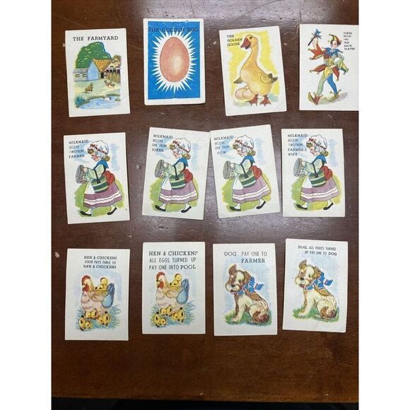 Vintage 1960's Golden Egg‎  Card Game in box Made in Hong Kong - Picture 8 of 11